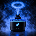 Volcano Flame Aroma Diffuser Smoke Ring Humidifier with Crack Light
