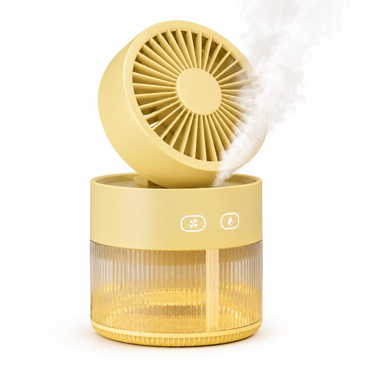 Portable Cooling Fan with Mist – USB Rechargeable Air Cooler & Humidifier
