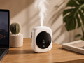 Smart USB Aroma Diffuser – Ultrasonic Essential Oil Humidifier with Digital Display